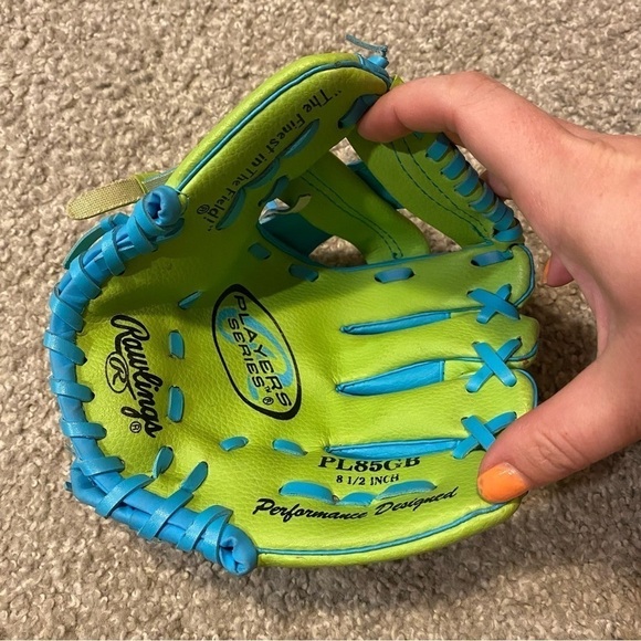 Rawlings Right Handed Glove PL85GB 8 1/2” Players Series Baseball Mitt Green - Picture 3 of 6